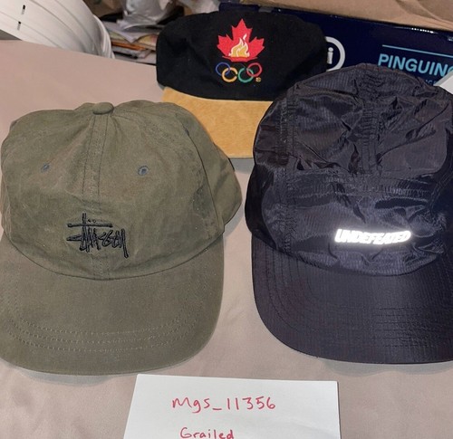 challenger×stussy cap Stussy Polar Fleece Strapback Cap Hat Black BNWT | eBay