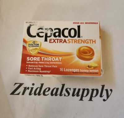 Cepacol Sore Throat Maximum Strength Numbing Lozenges C EXP 10/24