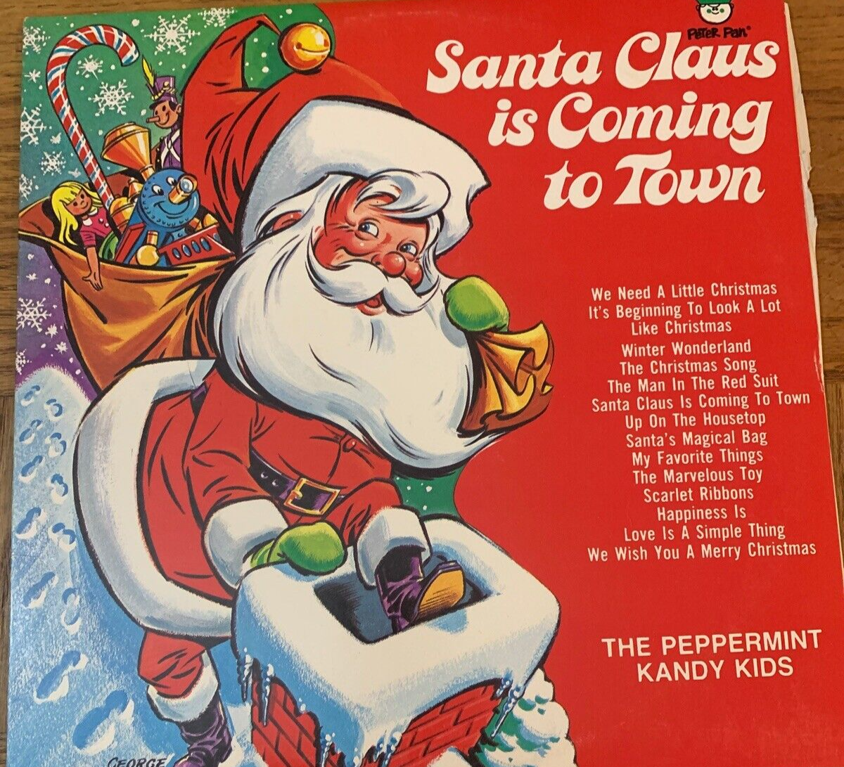 Santa Claus Is Coming To Town Album-Very Rare Vintage-SHIPS