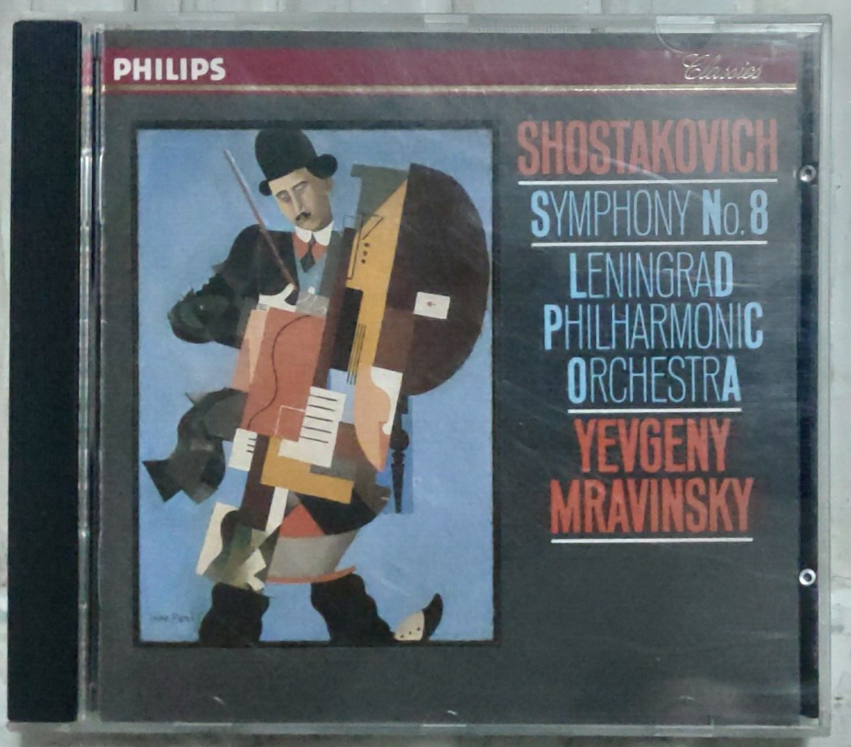 Shostakovich - Symphony No. 8 Mravinsky Philips W. Germany PDO