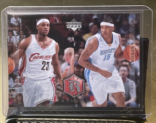 2004 UPPER DECK RIVALS CARD #30 LEBRON JAMES CARMELO ANTHONY 2004 UPPER DECK RIVALS CARD #30 LEBRON JAMES CARMELO ANTHONY
