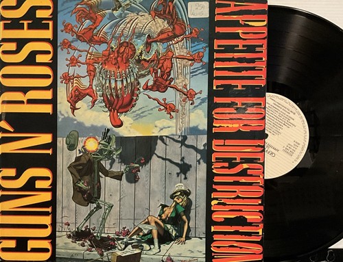Guns n' Roses - Appetite For Destruction LP 1987 Geffen - WX