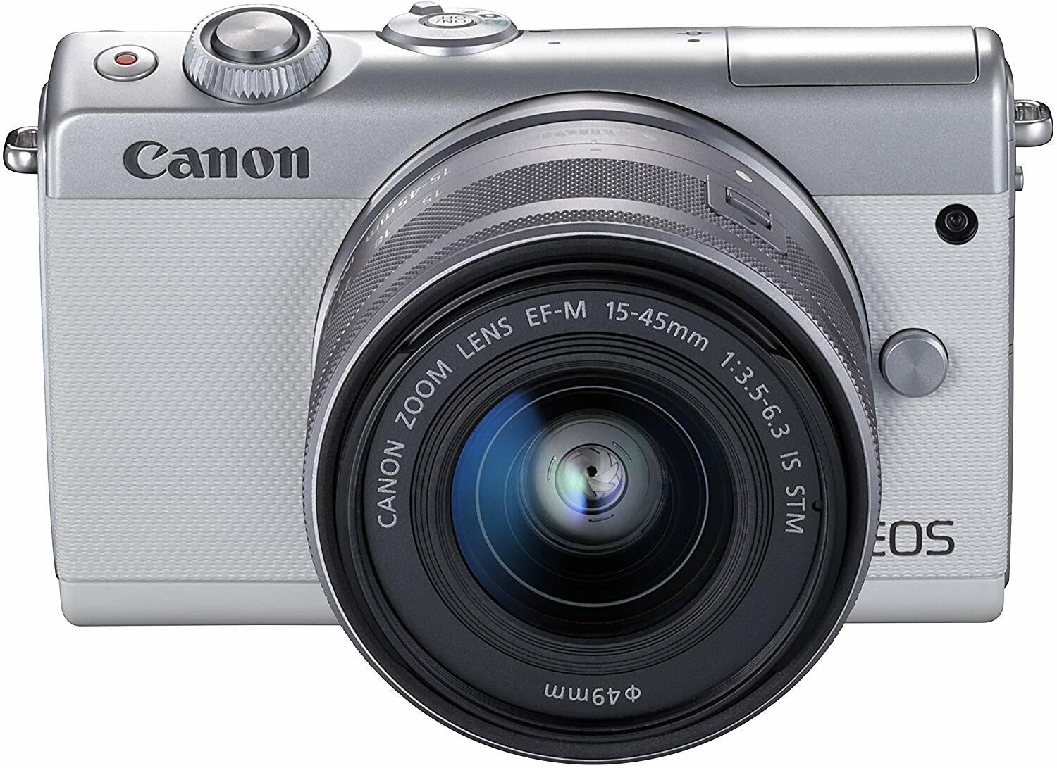 Canon EOS M100 ホワイト EF-M15-45 IS STM Canon Mirrorless SLR Camera EOS M100 EF-M15-45 IS STM Lens