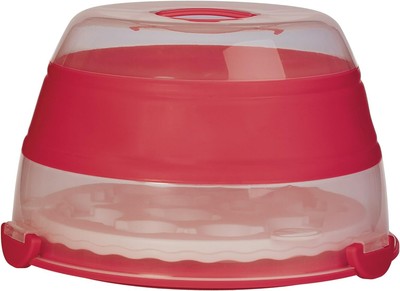 Progressive International BCC-1AZ Carrier, 24 Cupcakes, 2 Layer, Red