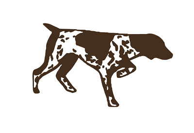 Pointer Hunting Dog Vinyl Decal Your Color Choice Sticker