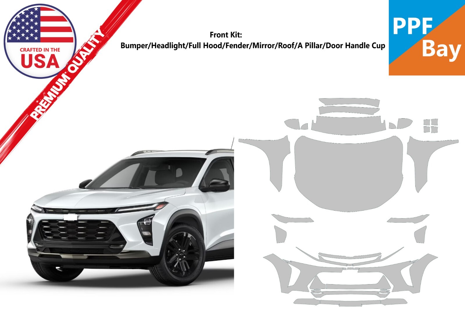 Partial Hood Fender & Mirror Kit | CHEVROLET TRAX 2020 Partial Hood Fender & Mirror Kit | CHEVROLET TRAX 2020