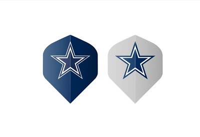 Dallas Cowboys Dart Flight Set  3 Home & 3 Away