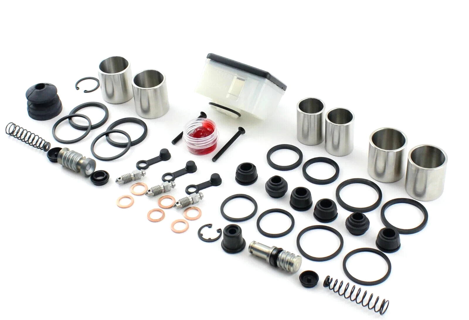 Brake Caliper Seal+Master Cylinder Kit for 1983 Honda GL1100 GOLDWING Front Rear