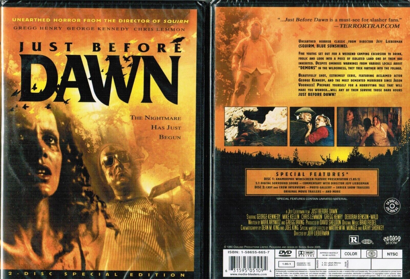 Just Before Dawn (Brand New Special 2-Disk Edition, 2005) | eBay