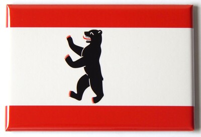 Flag of Berlin Germany FRIDGE MAGNET