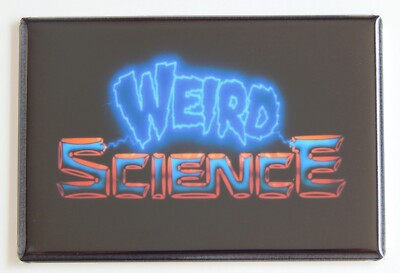 Weird Science Logo FRIDGE MAGNET movie poster