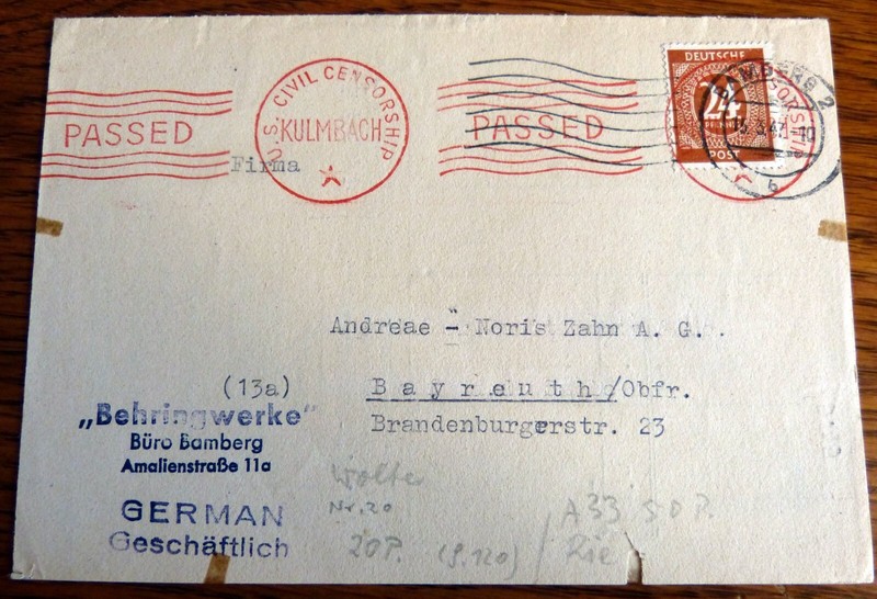 Zensur Ak Karte Brief Ansichtskarte Auswahl Einzellos Varianten Welt Xv