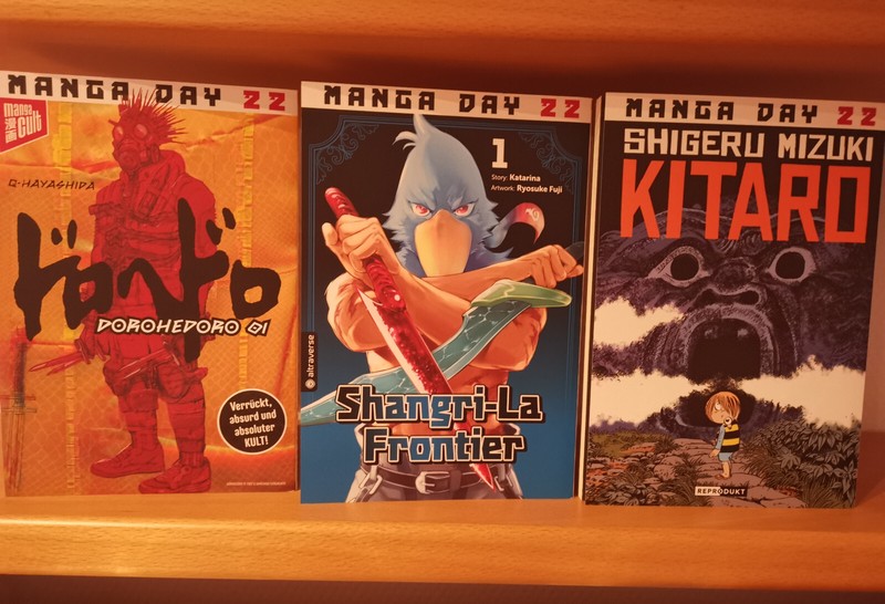 Dorohedoro, Kitaro, Shangri-La Frontier Manga Day 2022 Deutsch