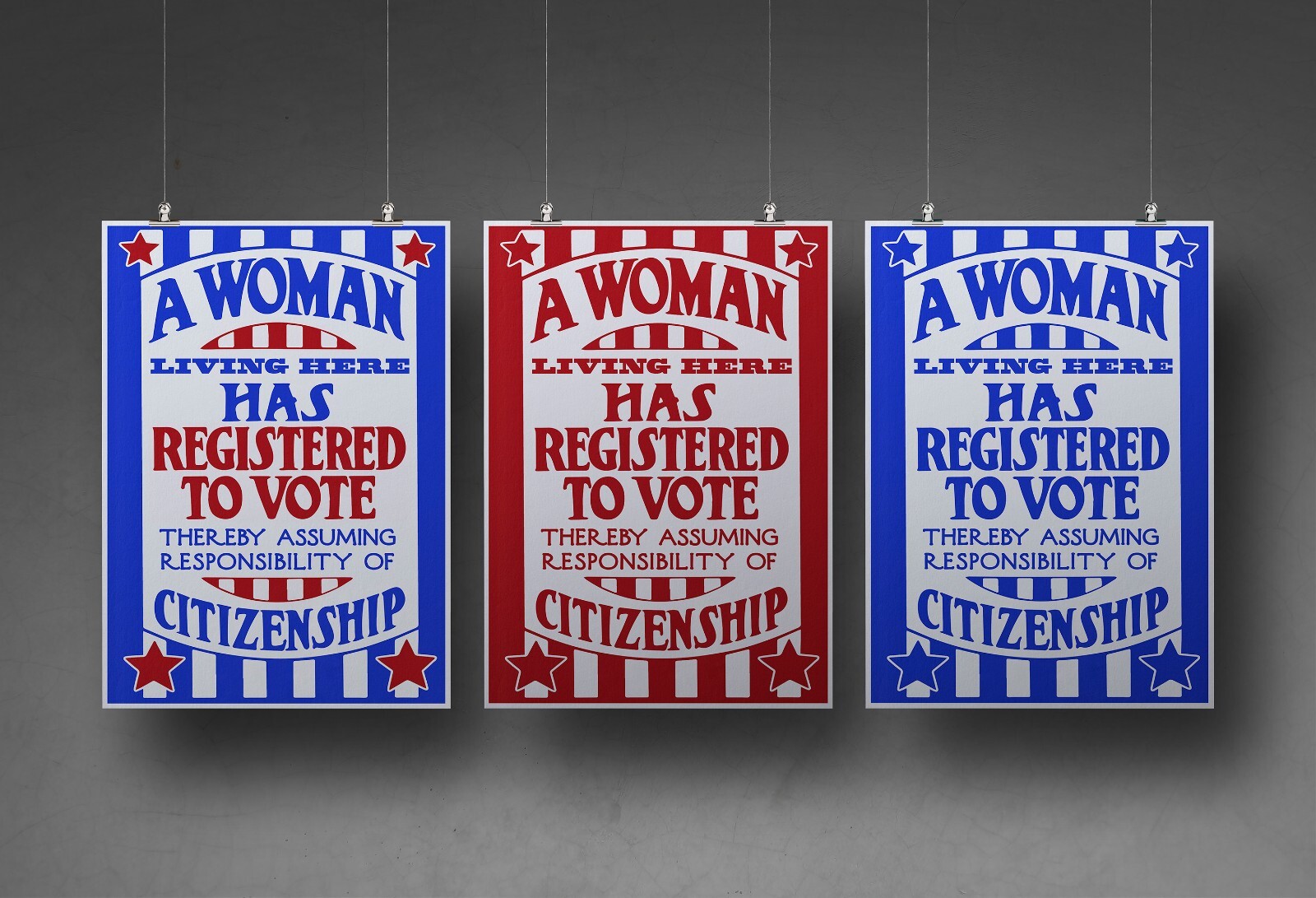 1919 VOTE Womens Rights 18th Amendment Voting Constitution Suffrage She Shed Art