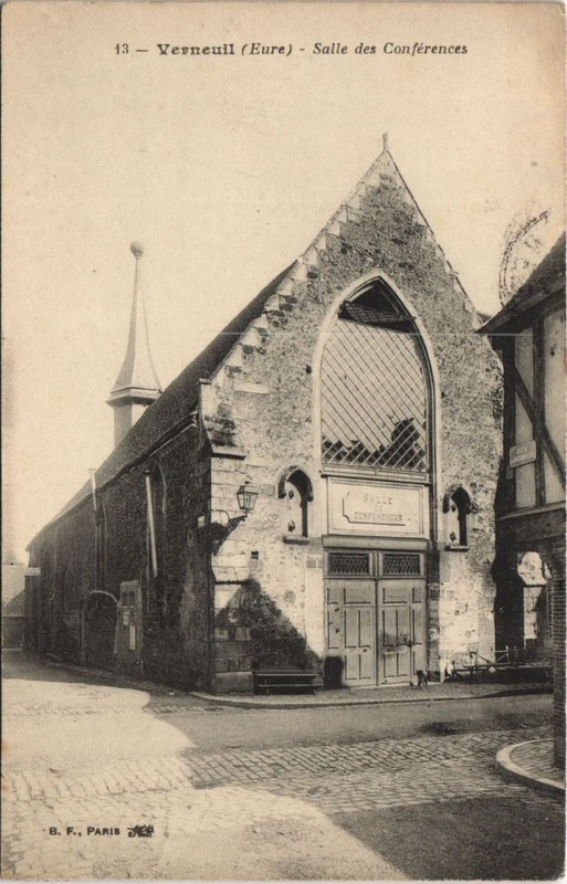 Cpa Verneuil - Salle Des Conderences (160231)