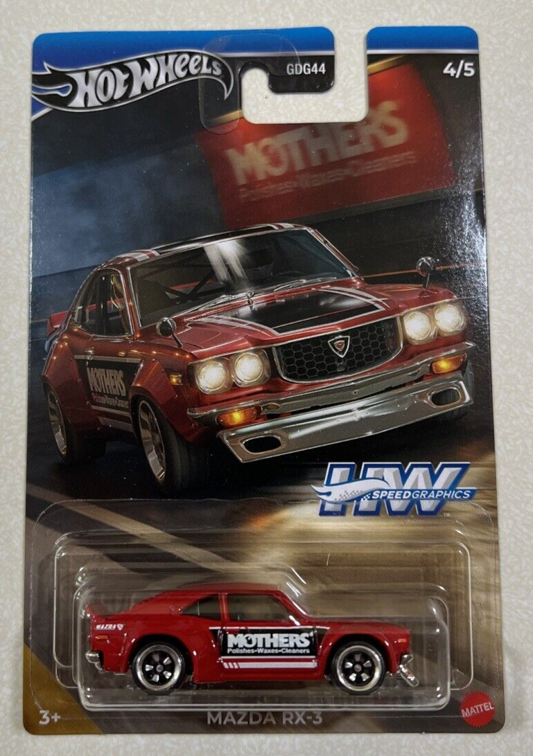 NEW 2024 Hot Wheels Speed Graphics 'Mazda RX-3 Mother's | eBay