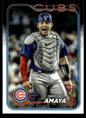 その他 Miguel Amaya Bowman chrome RC Auto /100 MIGUEL AMAYA 2019 Bowman Chrome Scouts Top 100 Chicago CUBS