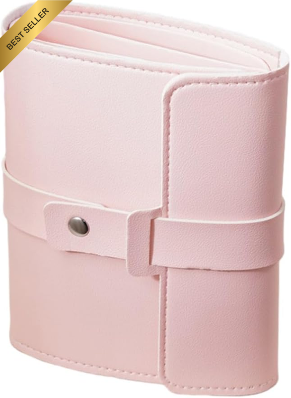 Portable Jewelry Organizer Travel Case Faux Leather for 42 Pairs