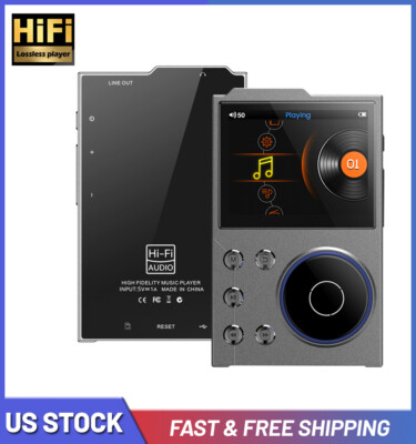 MP3 Player with Bluetooth HiFi Lossless DSD High Definition Audio Music Player