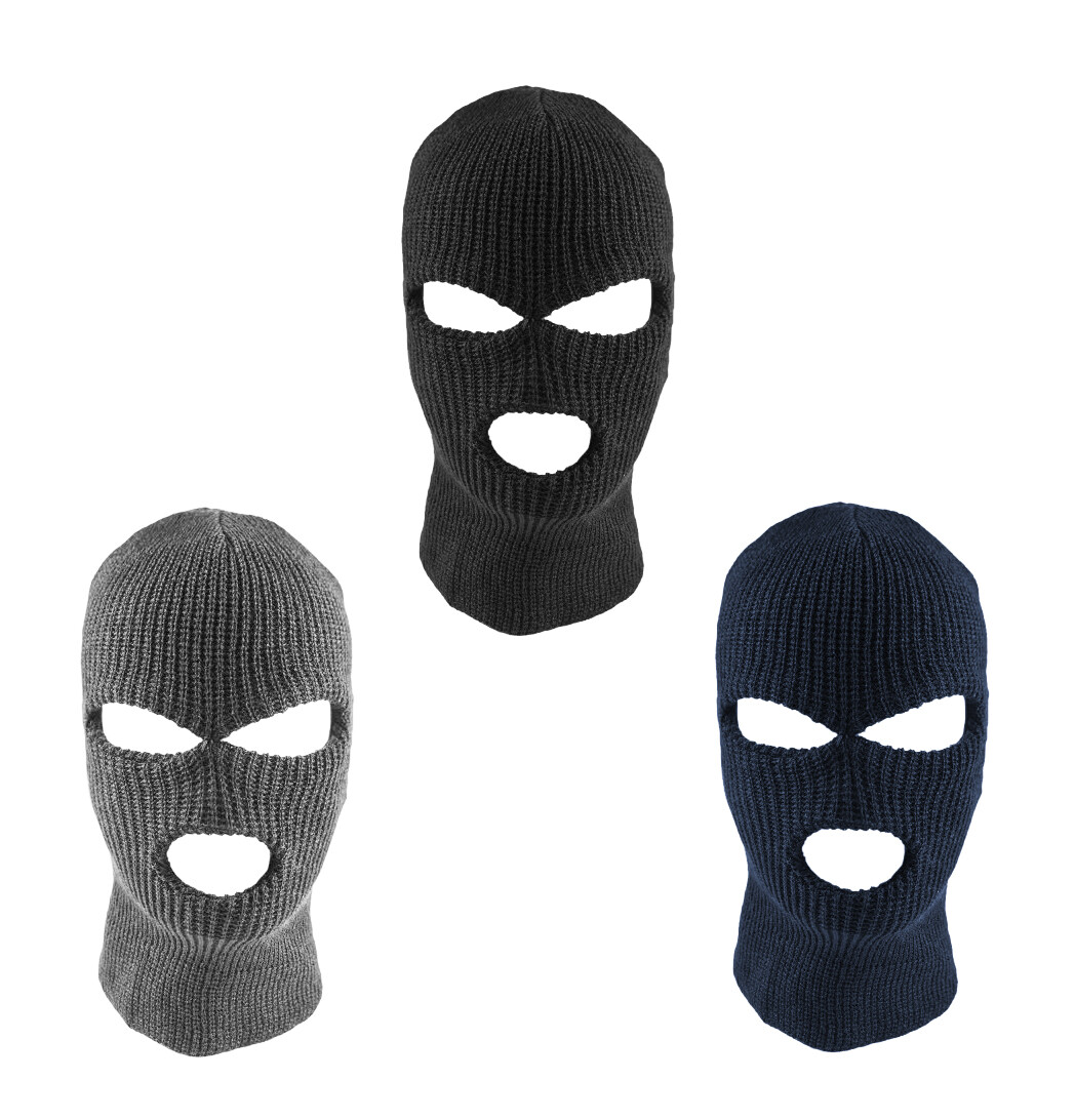 Ski Mask Balaclava 3 Hole Beanie Outdoor Full Face Cover Hood Mouth Cover Lot