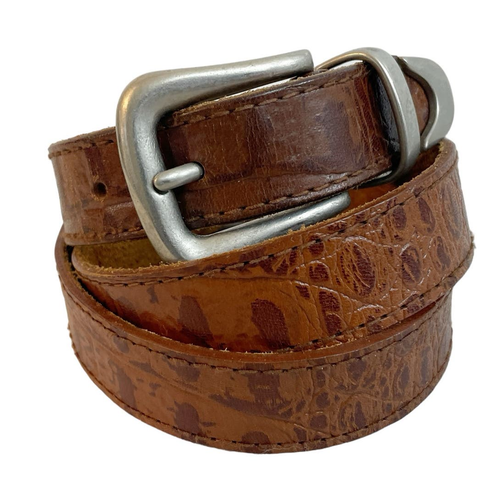 (新品) YLÈVE LEATHER BUCKLED BELT YLÈVE 'Leather Western Belt' (Brown) – C'H'C'M'