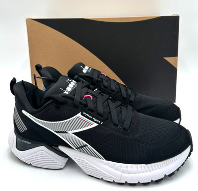 Diadora Mythos Blushield Vigore 2 NEW Women's Athletic Shoe Black/White Many Szs