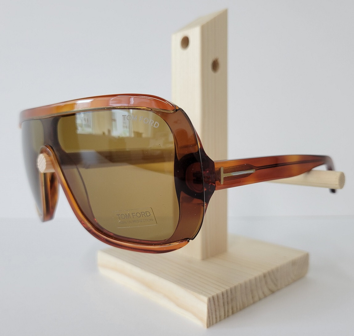 Pre-owned Tom Ford Tf-559 Porfirio Sunglasses Brown 53e Authentic