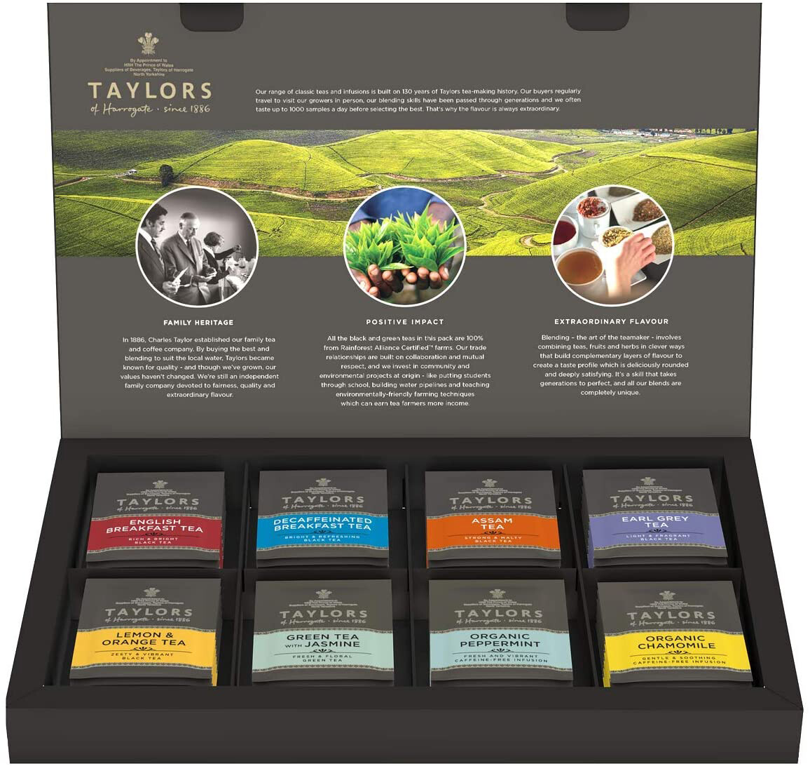 Taylors of Harrogate Assorted Speciality Teas Selection Box 48 Tea Bags