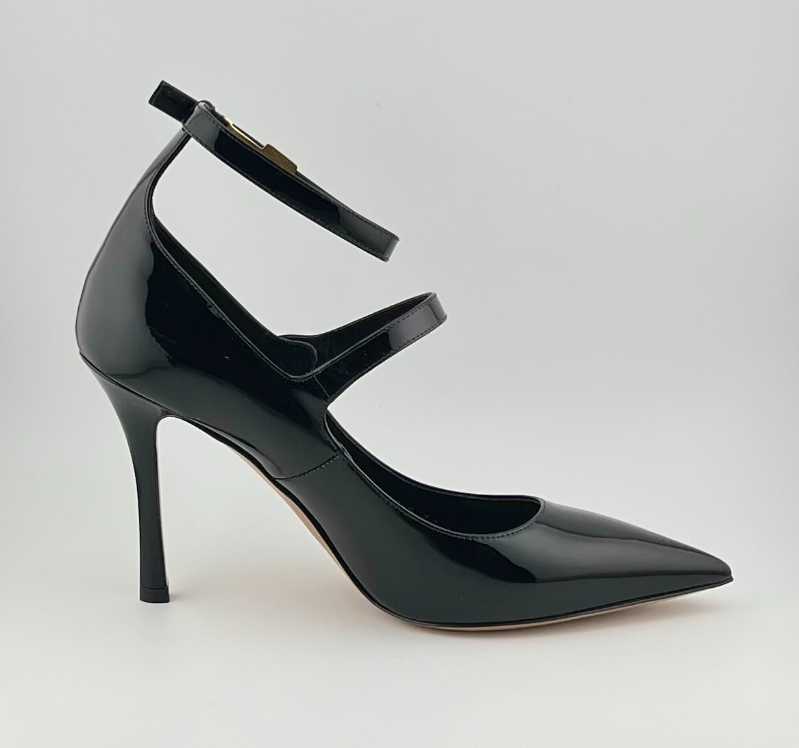 Valentino Rockstud Ankle Strap Pumps