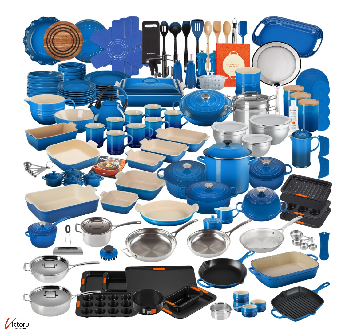BRAND NEW Le Creuset Marseille 170-Piece Ultimate Cookware Set