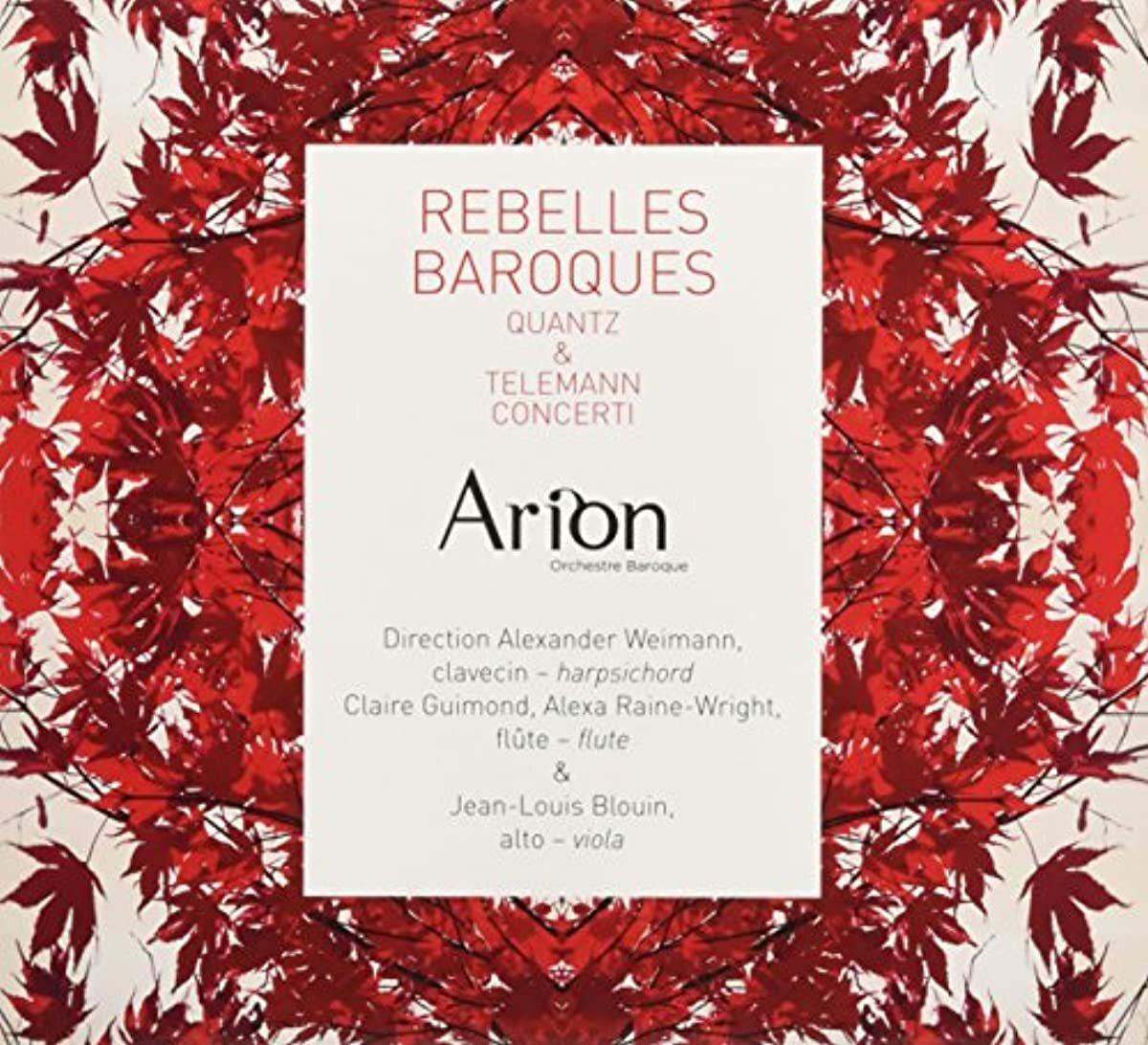 Rebelles Baroques Arion Baroque Orchestra (Audio CD)