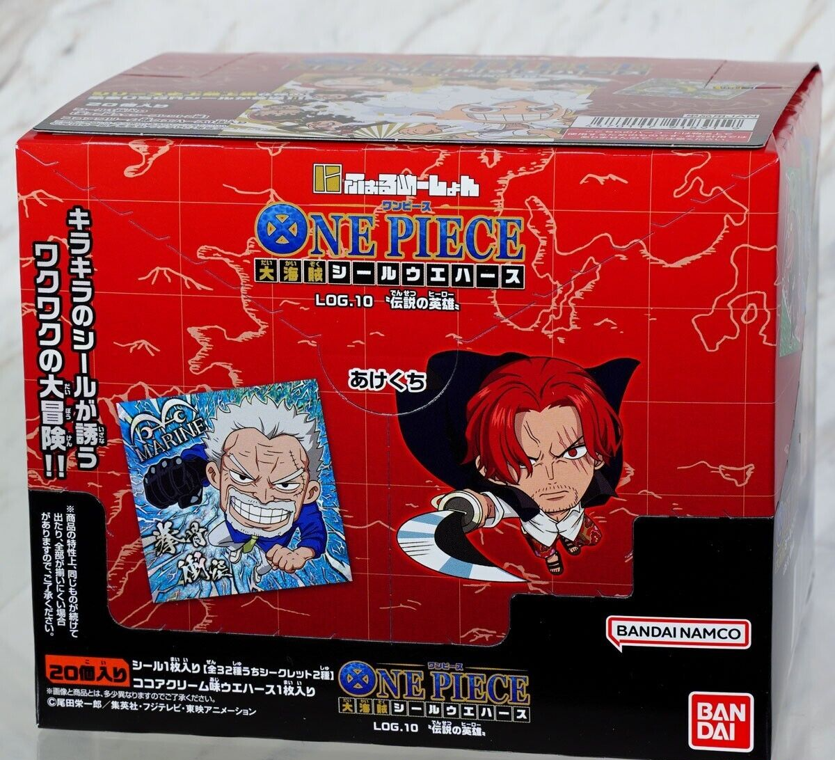 ONE PIECEシール ONE PIECE The Great Pirate Seal Wafer sticker LOG.10 20