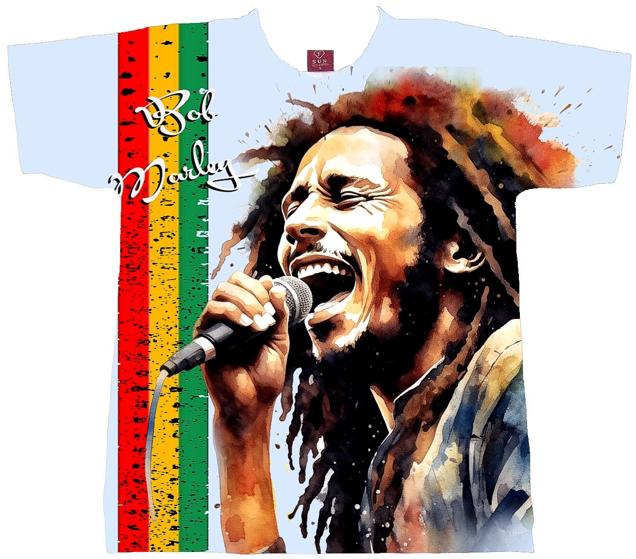 BOB MARLEY T-SHIRT. LIVE 2024. Black History t-shirts BOB MARLEY T-SHIRT. LIVE 2024. Black History t-shirts