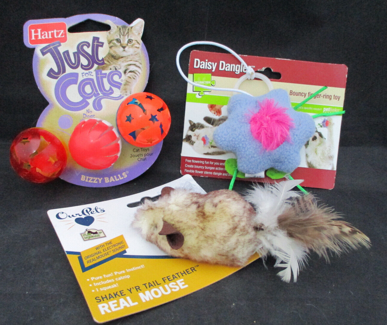 New Sealed On Paper Bizzy Balls Dangler Electronic Mouse