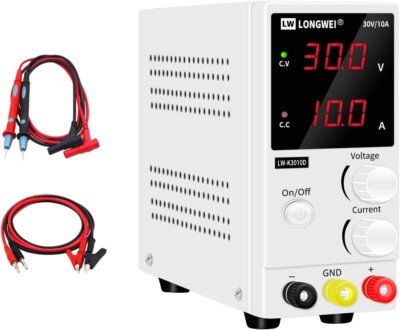 DC Power Supply Variable,0-30 V / 0-10 A LW-K3010D Adjustable Switching Regulat