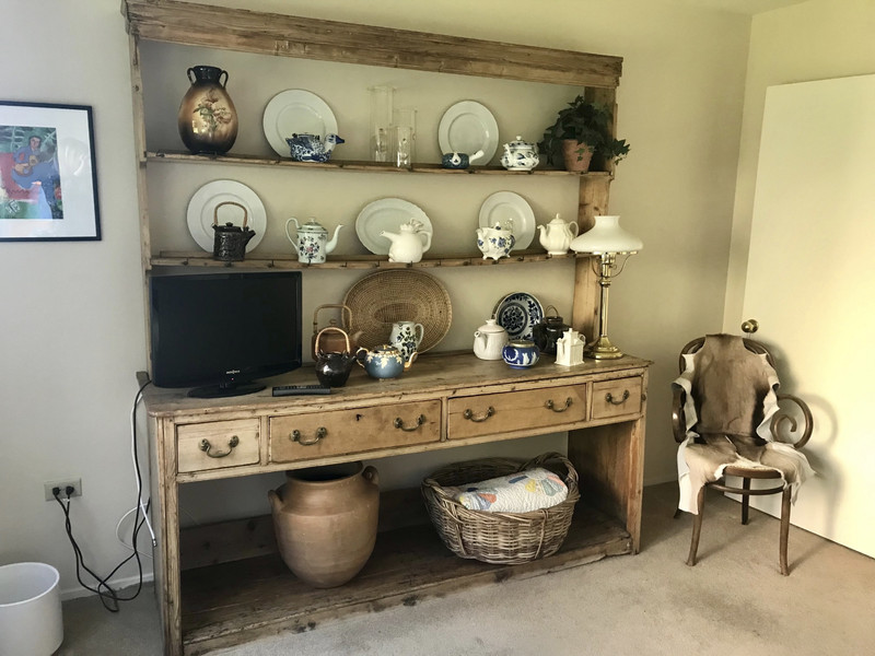Antique Irish Pine Hutch