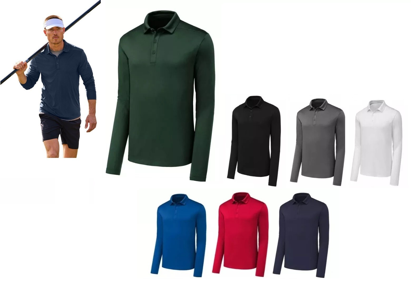 MEN'S SOFT, LONG SLEEVE, HIGH PERFORMANCE UV / UPF 50