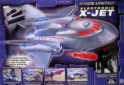 Marvel X-Men United Electronic X-JET includes Exclusive 6