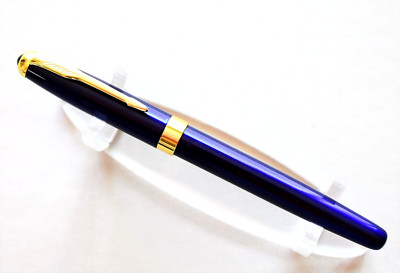 YU PING 388 PHOTON BLUE EXECUTIVE FOUNTAIN PEN W/FINE GERMAN IRIDIUM NIB