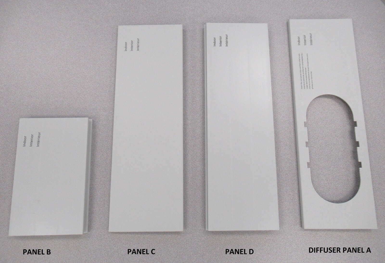 LG Portable Air Conditioner Window Panel Kit for 2017 LG Portable