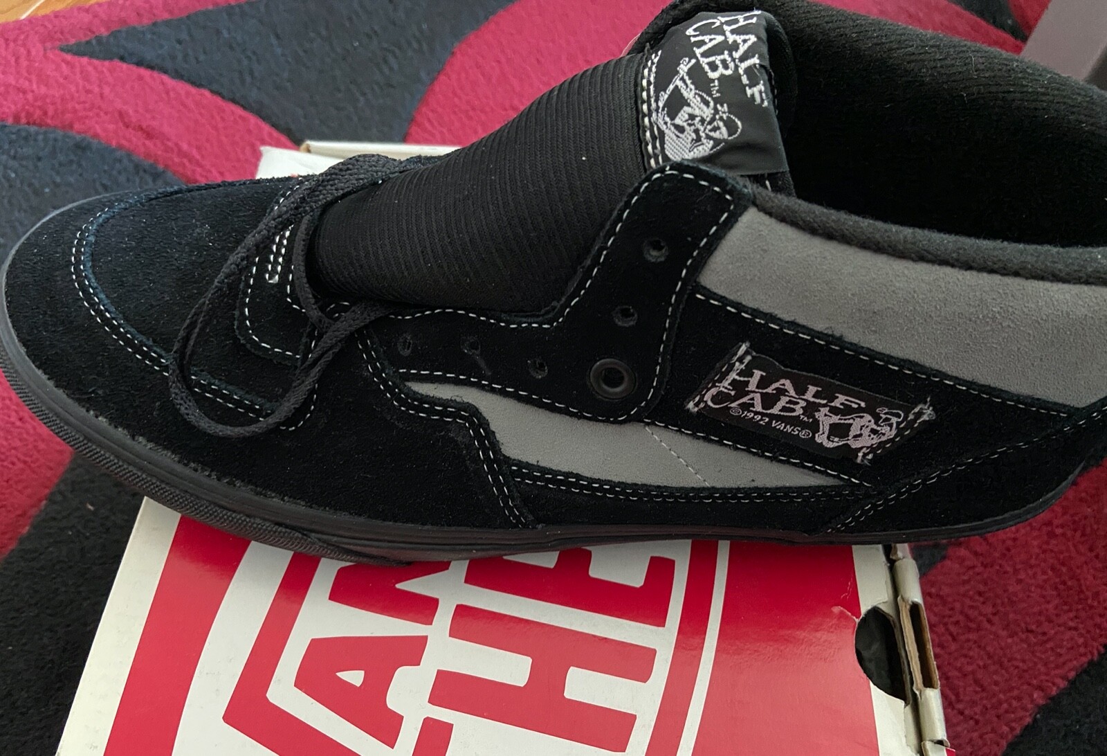 New Vans Shoes Half Cab Black / Mid Grey Men's Size 11