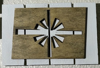 Nimbus Color Collage Decor Pine Wood Pallet Wall Art Sign Plaque Handmade Items