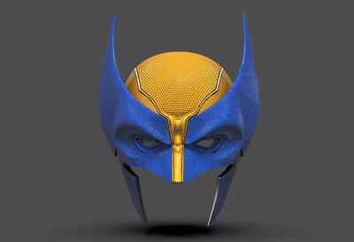 Marvel Wolverine Inspired 3D Printed Cowl Designed by Nikko Industries