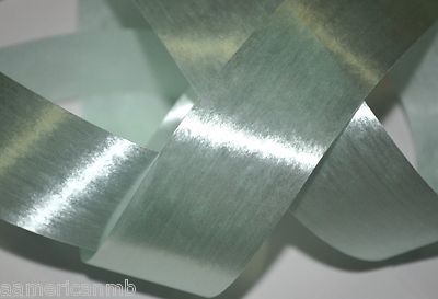 100-250 Yards Sasheen 3M Satiny 5/8 7/8 1-1/4 Ribbon Wedding Green Silver Pewter