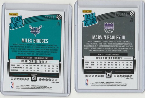 2018-19 OPTIC BAGLEY ORANGE /199 & BRIDGES /79