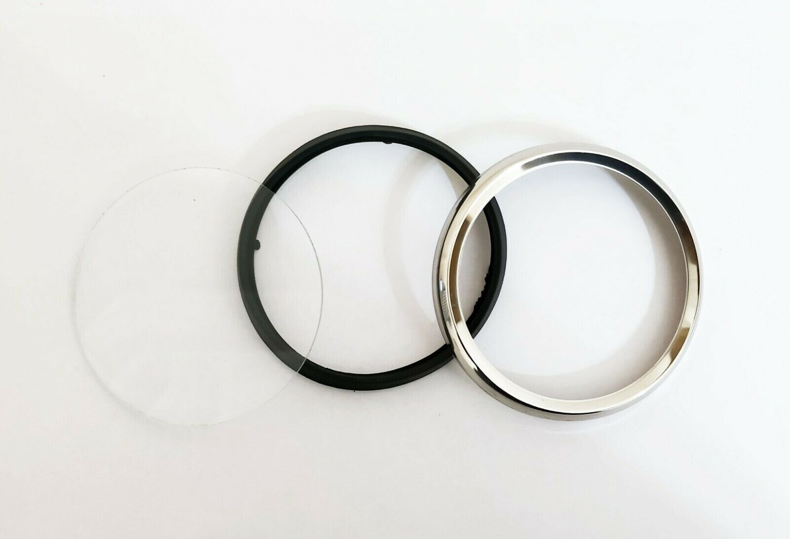 Vespa P200E P125X PX200 Speedometer Lens Kit Steel 85MM Glass Rim  