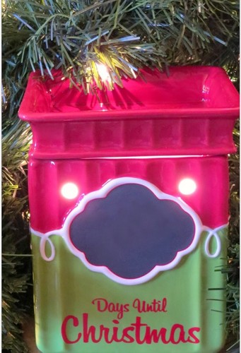 New/Scentsy TIS THE SEASON Full Size Warmer~Advent Calendar~Chalk~Rare!