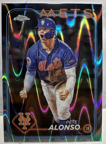 2024 Topps Chrome Pete Alonso Ray Wave #269 Mets | eBay