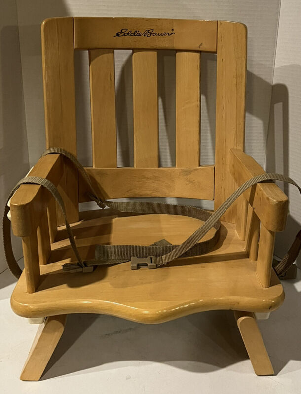 Eddie Bauer Wooden Booster Seat/High Chair--No Tray--2003 Dorel Juvenile Group