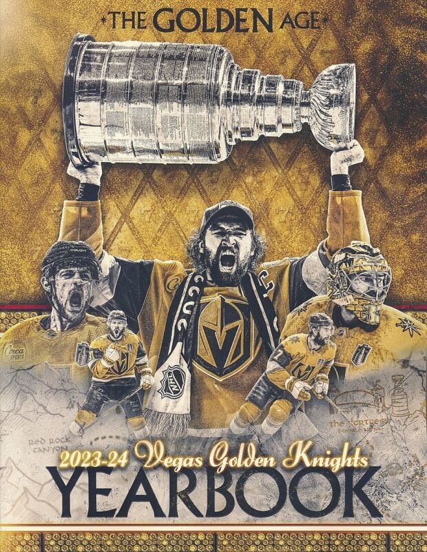 2023-2024 Las Vegas Golden Knights Yearbook - Shipped in a Box